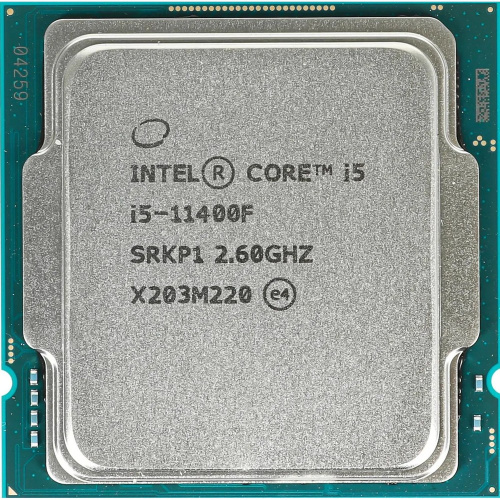 Процессор Intel CPU Desktop Core i5-11400F (2.6GHz, 12MB, LGA1200) tray (CM8070804497016 SRKP1)