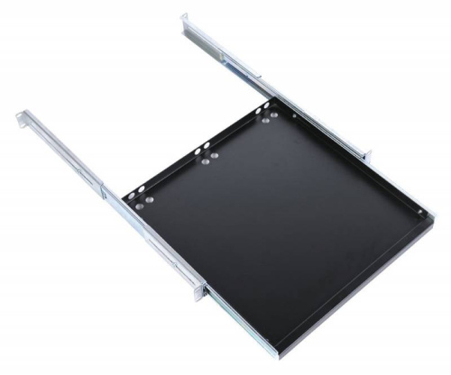 Полка выдвижная ЦМО ТСВ-К4-9005 черный нагр.30кг 19" 455мм (1шт)