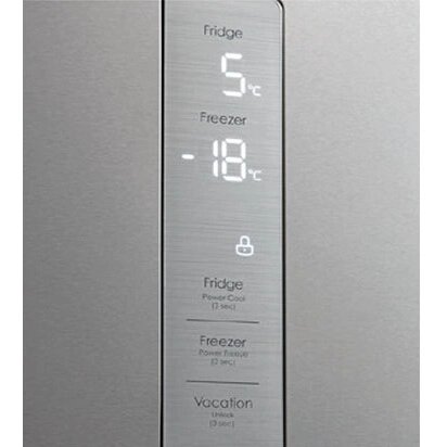 Холодильник Midea MDRB489FGE02OE серебристый