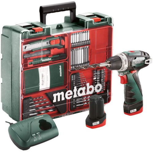 Дрель-шуруповерт Metabo PowerMaxx BS Basic SET (кейс в комплекте)