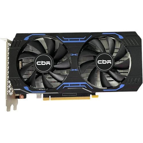 Видеокарта CBR GTX1660 Super 6Gb (VGA-STX1660S-6G-RTL) GDDR6, 192bit, 1530-1785Mhz, 1*DP + 1*HDMI + 1*DVI, 125W, Ret