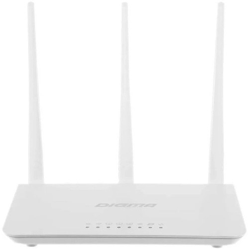 Роутер Digma (DWR-N302) N300 10/100BASE-TX белый