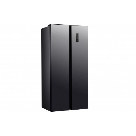 Холодильник WILLMARK SBS-647NFID тёмный мет.