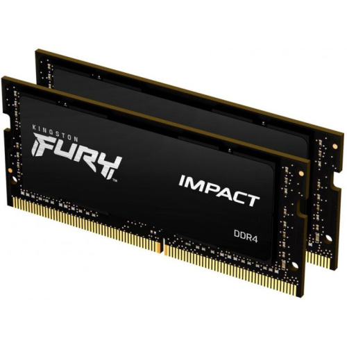 ОЗУ Kingston KF432S20IBK2/64 64GB 3200MHz DDR4 CL20 SODIMM (Kit of 2) FURY Impact