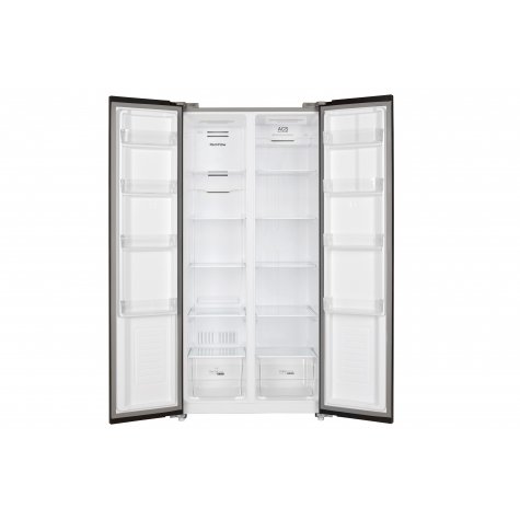 Холодильник WILLMARK SBS-647NFID тёмный мет.