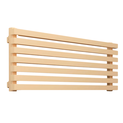 Стальной трубчатый радиатор КЗТО Quadrum 40 H 300-2 светло-бежевый муар