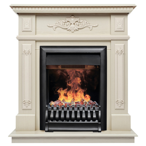 Электрокамин RealFlame Lilian WT жемчуг с очагом 3D Oregan