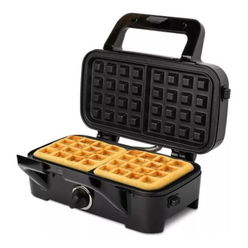 Вафельница Kitfort КТ-1674 черный/серебристый