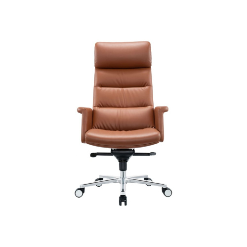 Кресло руководителя Cactus CS-LBR-CARACAS кожа крестов. алюминий