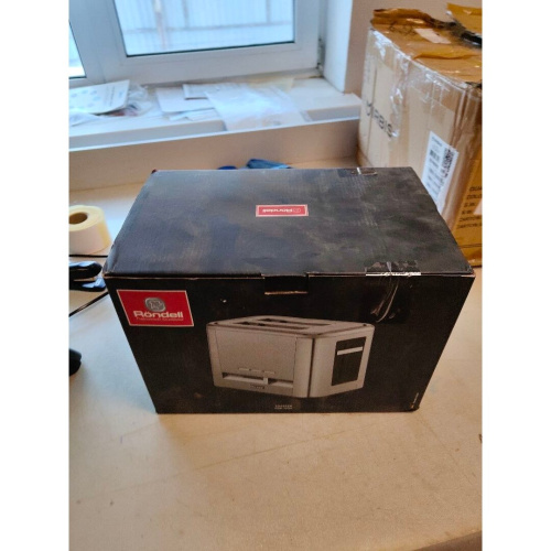 УЦ Тостер Rondell RDE-1200 серебристый (плохая упаковка, вмятина на углу)