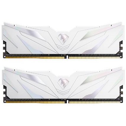 ОЗУ Netac Shadow II (NTSWD4P32DP-32W)DDR 4 DIMM 32Gb (16Gbx2) PC25600, 3200Mhz, C16 White, с радиатором