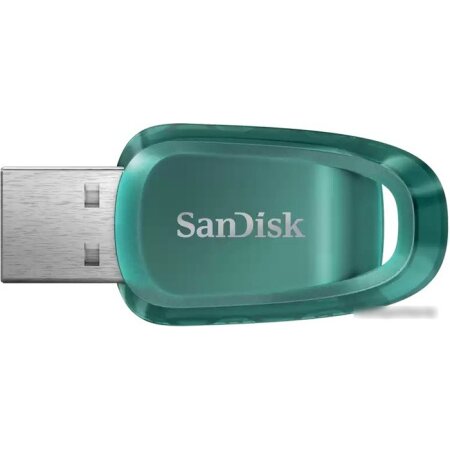 USB-флешка SanDisk CZ96 Ultra Eco (SDCZ96-128G-G46) 128GB USB 3.2, Blue-Green