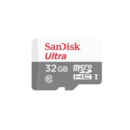 Карта памяти microSDHC SanDisk Class 10 Ultra UHS-I (SDSQUNR-032G-GN3MA) 32Gb 100MB/s +SD адаптер