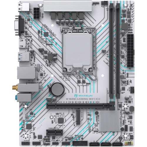 Материнская плата MAXSUN MS-B760M Gaming WiFi Ice
