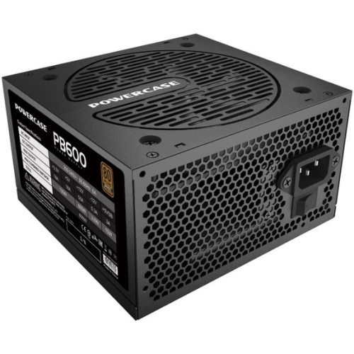 Блок питания Powercase PB600 (PS-600B-DC) (80 Plus Bronze, ATX 2.31, 600W, APFC, DC-DC, 120mm Fan)