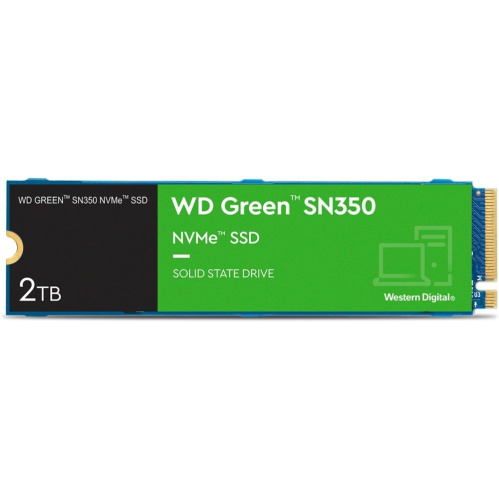 SSD WD Green SN350 WDS200T3G0C 2ТБ M2.2280 NVMe (QLC)