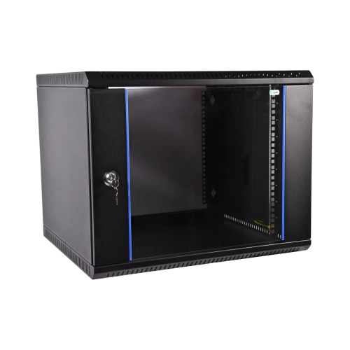 Шкаф коммутационный ЦМО ШРН-Эконом ШРН-Э-15.500-9005 настенный 15U 600x520мм черный