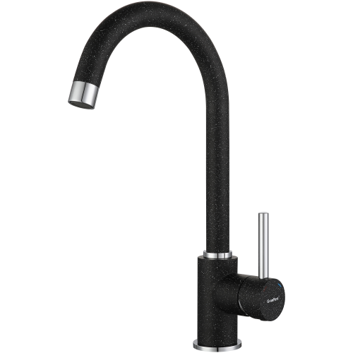 Смеситель GranFest 3650 мрамор/черный