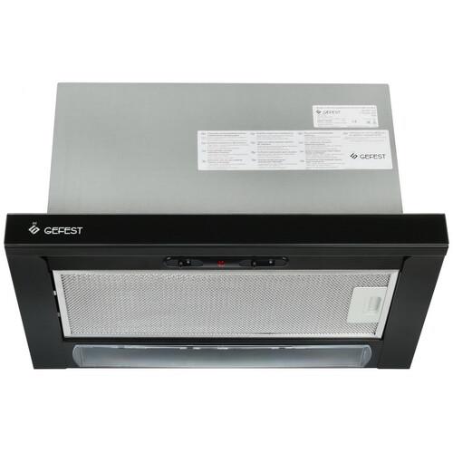 Вытяжка телескопическая Gefest ВО 4501 К23 черный/черный