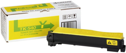 Тонер-картридж Kyocera 1T02HLAEU0 TK-540Y 4 000 стр. Yellow для FS-C5100DN