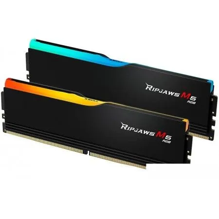 ОЗУ G.SKILL Rip Jaws M5 RGB 32GB (F5-6000J3636F16GX2-RM5RK) (2x16GB) DDR5 6000MHz CL36 (36-36-36-96) 1.35V / Black