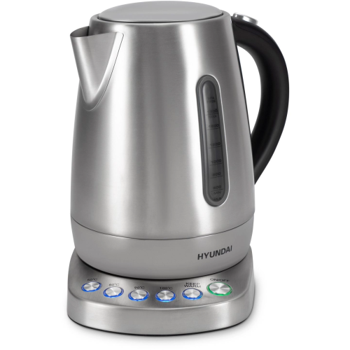 Электрочайник Hyundai HYK-S7770 серебристый/черный