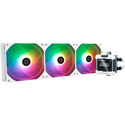СВО Thermalright Frozen Warframe 420 ARGB (F-WFRAME-420-WH-ARGB) Soc-AM5/AM4/1200/1700/1851 белый 4-pin 29.8dB Al LCD Ret