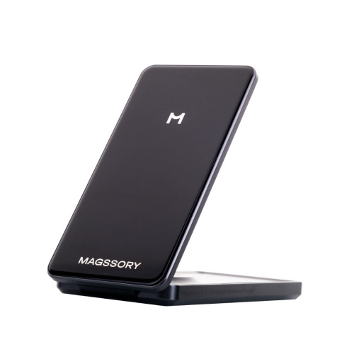 Беспроводное зарядное устройство Magssory Flip WCH014b Anthracite
