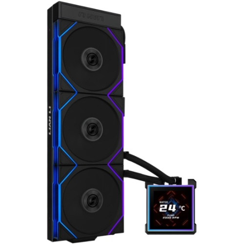 СВО Lian Li HydroShift II LCD-S 360TL (GHS2LCDS36TB Black) (G89.GHS2LCDS36TB.R0) / 3.4" IPS LCD / 3x120mm ARGB PWM Fans