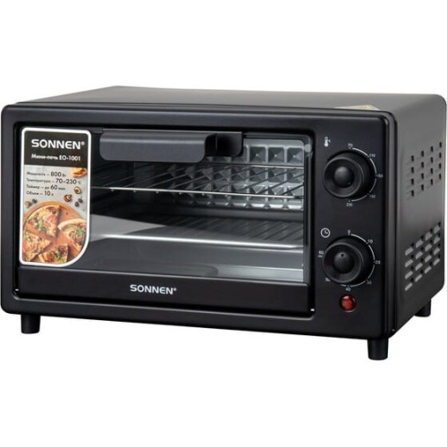 Мини-печь SONNEN EO-1001 (458308) черная