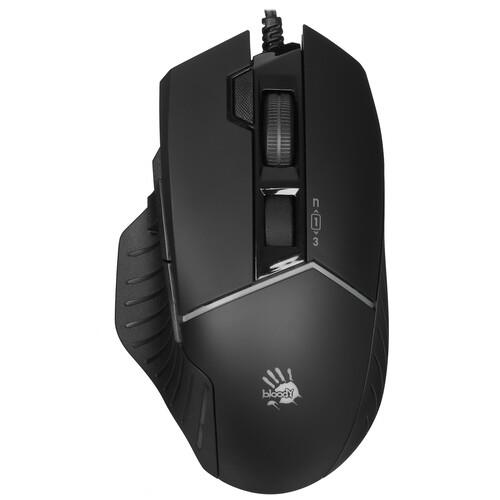 Мышь проводная A4Tech Bloody W95 Max [W95 MAX STONE BLACK] черный