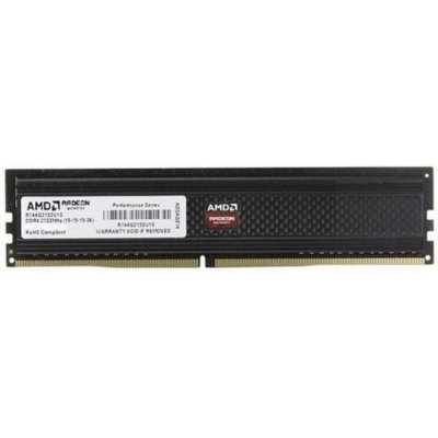 ОЗУ AMD 16GB Radeon DDR4 2133 DIMM R7 Performance Series Black R7416G2133U2S-UO Non-ECC, CL15, 1.2V, Bulk