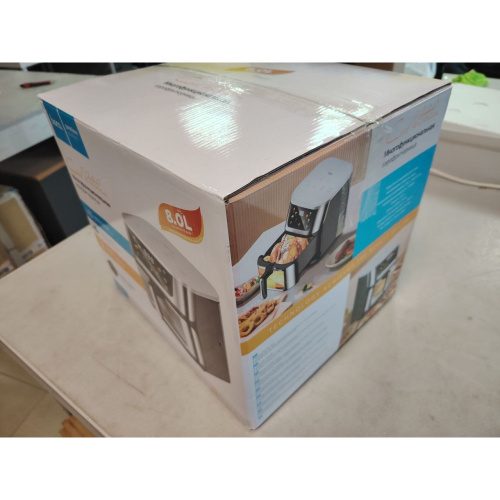 УЦ Аэрогриль HOCO HJD54A 8L multifunctional air fryer черный (плохая упаковка, потертости, сломано крепление у крышки)
