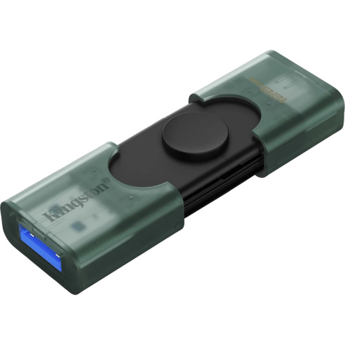 USB-флешка Kingston DTDEG2/128GB 128GB DataTraveler Duo G2 USB3.0 зеленый/черный