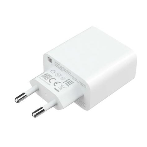 СЗУ Xiaomi Mi 33W Wall Charger (Type-A+Type-C) (BHR4996GL) 33W 1USB, USB type-C, Quick Charge, PD, 3A, белый