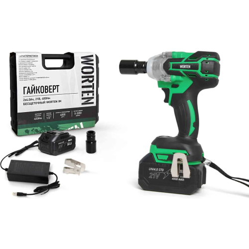 Гайковерт WORTEN IM КА-90000578 1х4.0Ач+ЗУ
