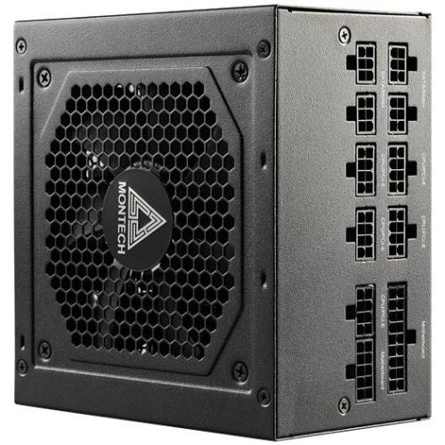 Блок питания Montech Century 650W / ATX 2.43, APFC, 80 Plus Gold, Full Bridge LLC, DC-DC, Japan caps, 120mm fan, full modular