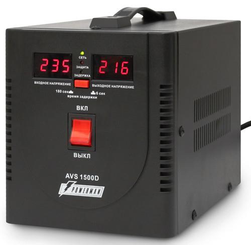 Стабилизатор напряжения PowerMan AVS 1500D Black — дополнительный ракурс 1