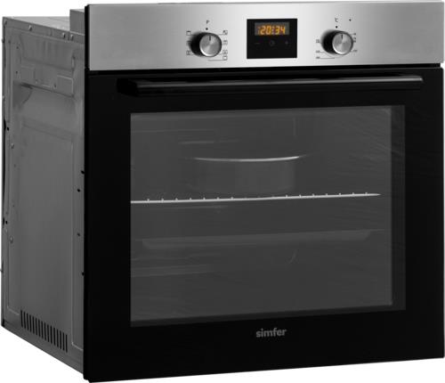 Электрический духовой шкаф Simfer B6EM56024 серебристый