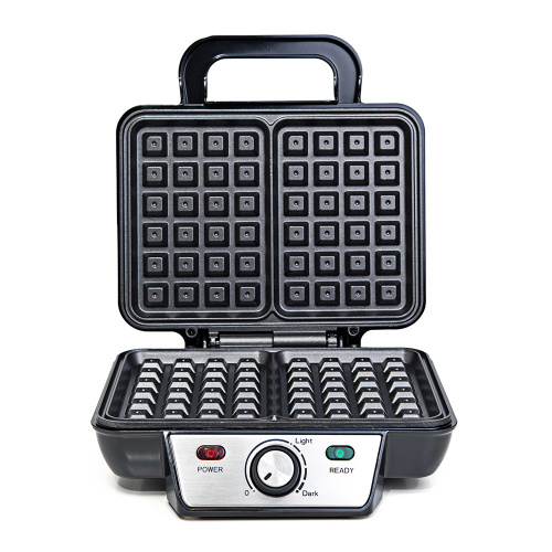 Вафельница Kitfort KT-1620 серебристый/черный