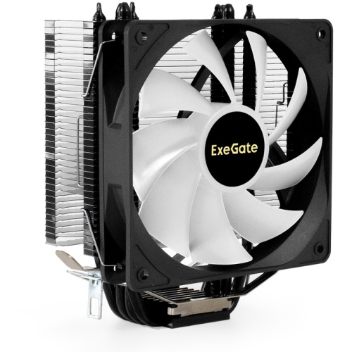 Кулер ExeGate Dark Magic EE400XL-PWM.ARGB EX295003RUS (Al+Cu, черное покрытие, 4 тепл.трубки, LGA775/1150/1151/1155/1156/1200/1700/AM2/AM2+/AM3)