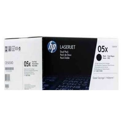 Картридж лазерный HP 05X CE505XD черный x2упак. (6500стр.) для HP LJ P2055