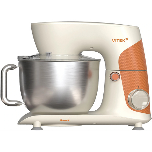 Миксер Vitek VT-PM0331 кремовый/оранжевый