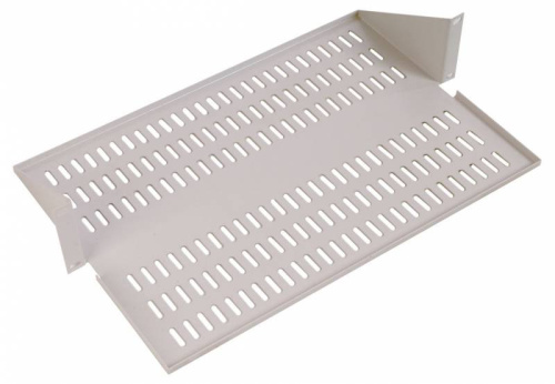 Полка стационарная ЦМО МС-40.2 серый нагр.15кг 19" 403мм (1шт)