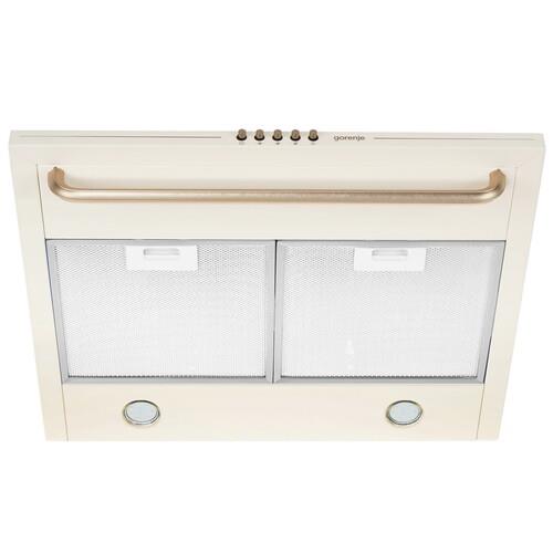 Вытяжка каминная Gorenje WHC63CLI бежевый/золотистый