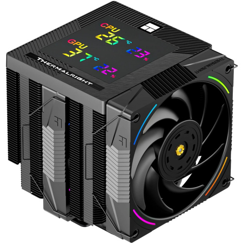 Кулер Thermalright Phantom Spirit 120 Digital Evo (TRPS120DEVO) LGA115X/1200/1700/1851/AM4/AM5 (Dual Tower, 2x120mm ARGB PWM Fan)