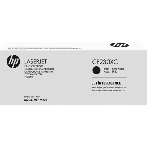 Картридж лазерный HP CF230XC Black увеличенной емкости (3500стр) белая корпоративная коробка