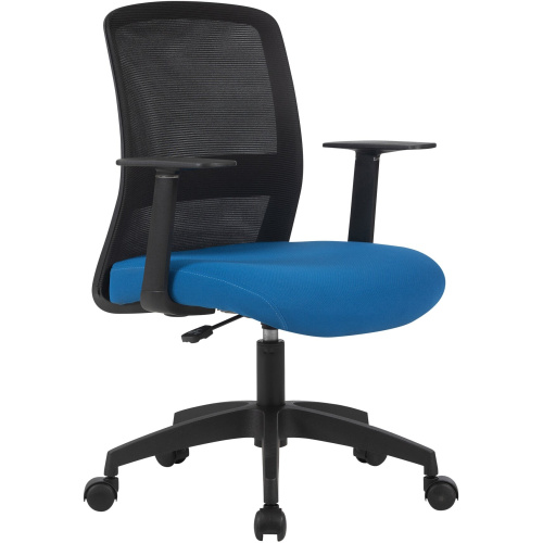 Кресло Cactus CS-MC333-BKBL черный сиденье темно-синий