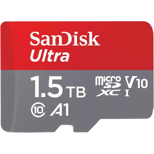 Карта памяти SanDisk Ultra SDSQUAC-1T50-GN6MN microSDXC 1,5TB Class 10, UHS-I, R 150 МБ/с