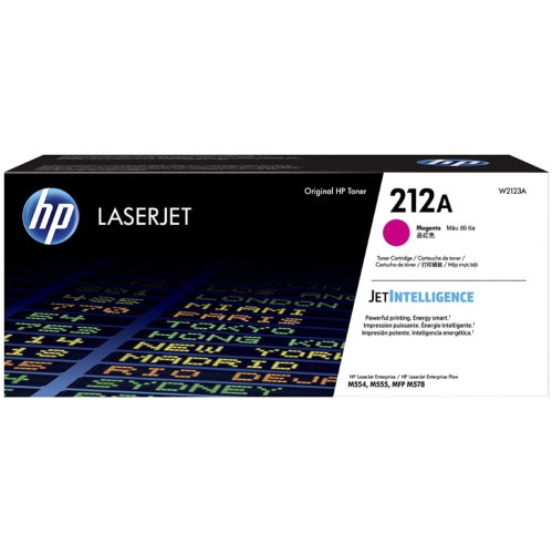 Картридж лазерный HP 212A W2123A пурпурный (4500стр.) для HP CLJ Enterprise M554/M555